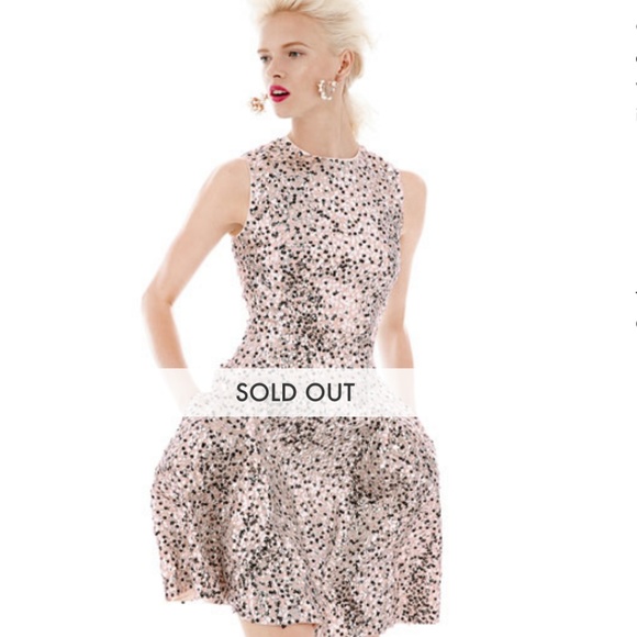 kate spade emma sequin blush dress size 6 nwt - Picture 3 of 13